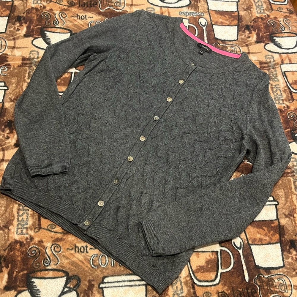 Talbots Gray Sweater